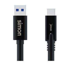 SIMON FINSTOCK CABLE USB 3.1 A - USB C NEGRO 1 M MU133201