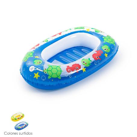 PISCINAS BALSA PARA NIÑOS BARQUITA RAFT 102X69 CM 34037