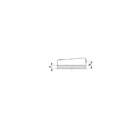 ADAPTADOR PORTASMOVE ZAMAK P/BISAGR.CODO 0