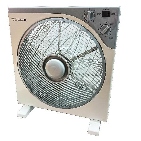 TALOX VENTILADOR BOX FAN SUELO 40 Ø CM 3 VELOCIDADES 50 W VLB50