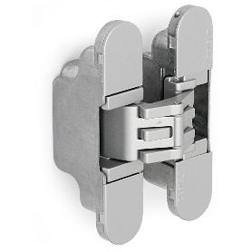 BISAGRA INVISIBLE AUTOCENTRANTE K2700 CR.SAT  AUTOCENTRANTE. 60KGS/3B. 120X76MM.