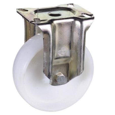 RUEDA FIJA A/NYLON D125 S/ANTIHILO 250KG