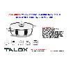 TALOX CACEROLA ACERO INOX 18-8 C-TAPA 18X  7 CM - 1,7 LT MOD 201