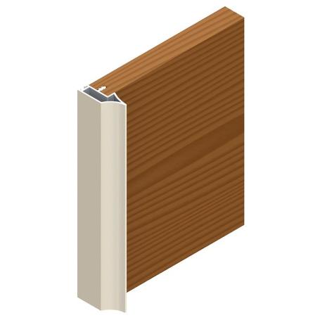 PERFIL TIRADOR ATENEO 2,75M SP19 PLATA MATE, BLANCO MATE, NEGRO ACABADO BLANCO MATE