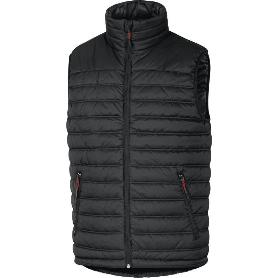 CHALECO PLUMON RIPSTOP IMPREGNADO PU GDOON VARIOS COLORES TALA S-XXL ROPA BICOLOR NEGRO ROJO TALLA M