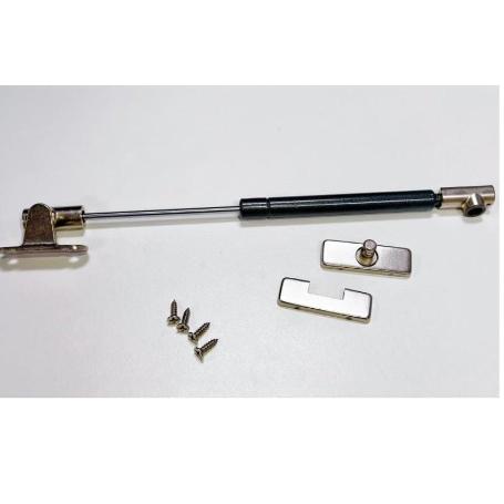 COMPAS MINIKAL ASCENDENTE / DESCENDENTE 240MM PARA PUERTA DE ALUMINIO O MADERA CON SOPORTES FUERZA 100N APERTURA AS