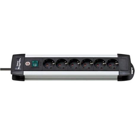 BRENNENSTUHL-1391000016-BASE M&#XFA;LTIPLE PREMIUM-ALU-LINE (6 TOMAS)