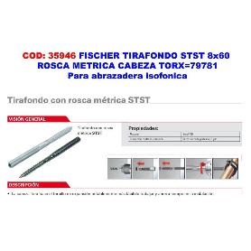 TIRAFONDO STST 8X60 - 100C
