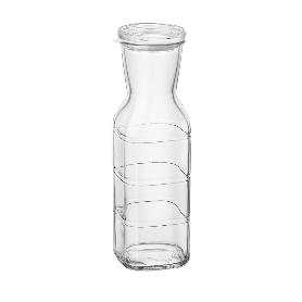 BOTELLA VIDRIO TAPA 1L. FUTURE