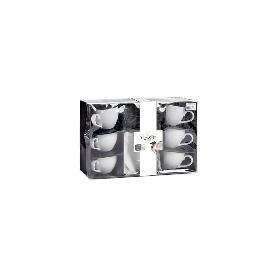 TAZAS PORCELANA + PLATO 420 ML  CAJA 6