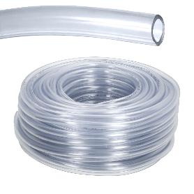 MANGUERA TRANSPARENTE NIVEL  8X12 MM. ROLLO 50 METROS