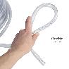 MANGUERA TRANSPARENTE NIVEL 10X14 MM. ROLLO 50 METROS