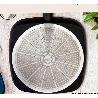 ASADOR GRILL ALUMINIO FORJADO CERAMICA SOFT 28 CM