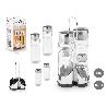VINAGRERAS ACERO INOXIDABLE + VIDRIO  JUEGO
