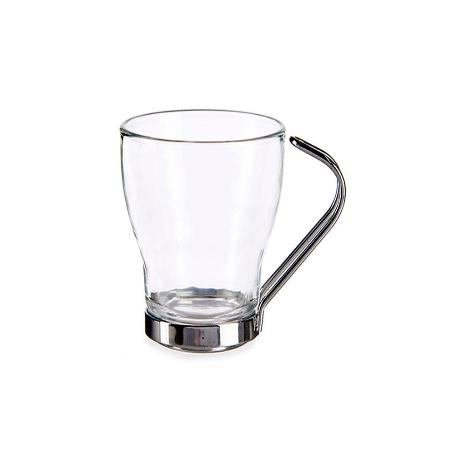 TAZAS CAFE ASA INOXIDABLE 90 ML LOTE 3