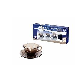 TAZAS CON PLATO BEAU RIVAGE CREOLE 18 CL ESTUCHE 6