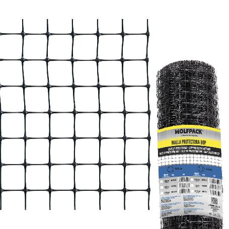 MALLA PROTECTORA BOP 25 X 25 MM. 40GMS/M2. 1 M. X 10 M.