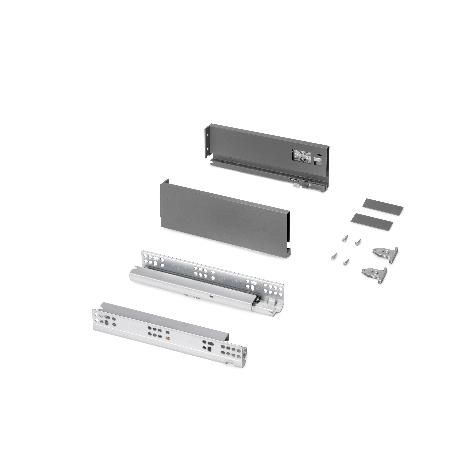 EMUCA CAJÓN EXTERIOR PROTONE 30KG CON GUÍAS DE EXTRACCIÓN TOTAL Y CIERRE SUAVE, ALTURA 93MM, PROFUNDIDAD 270MM, ACE