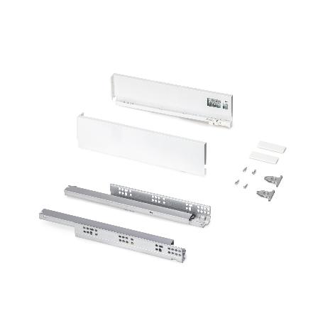 EMUCA CAJÓN EXTERIOR PROTONE 30KG CON GUÍAS DE EXTRACCIÓN TOTAL Y CIERRE SUAVE, ALTURA 93MM, PROFUNDIDAD 400MM, ACE