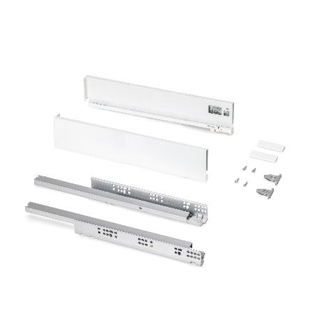 EMUCA CAJÓN EXTERIOR PROTONE 30KG CON GUÍAS DE EXTRACCIÓN TOTAL Y CIERRE SUAVE, ALTURA 93MM, PROFUNDIDAD 500MM, ACE