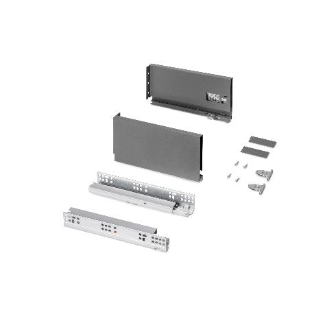 EMUCA CAJÓN EXTERIOR PROTONE 30KG CON GUÍAS DE EXTRACCIÓN TOTAL Y CIERRE SUAVE, ALTURA 131MM, PROFUNDIDAD 270MM, AC