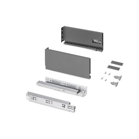 EMUCA CAJÓN EXTERIOR PROTONE 30KG CON GUÍAS DE EXTRACCIÓN TOTAL Y CIERRE SUAVE, ALTURA 131MM, PROFUNDIDAD 300MM, AC