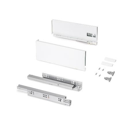 EMUCA CAJÓN EXTERIOR PROTONE 30KG CON GUÍAS DE EXTRACCIÓN TOTAL Y CIERRE SUAVE, ALTURA 131MM, PROFUNDIDAD 350MM, AC