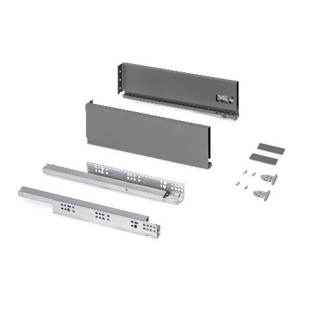 EMUCA CAJÓN EXTERIOR PROTONE 30KG CON GUÍAS DE EXTRACCIÓN TOTAL Y CIERRE SUAVE, ALTURA 131MM, PROFUNDIDAD 400MM, AC