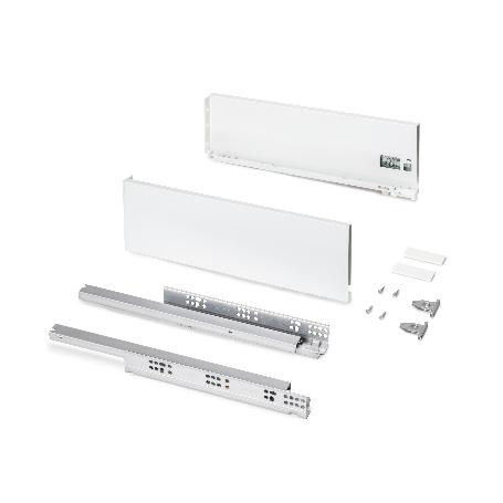 EMUCA CAJÓN EXTERIOR PROTONE 30KG CON GUÍAS DE EXTRACCIÓN TOTAL Y CIERRE SUAVE, ALTURA 131MM, PROFUNDIDAD 450MM, AC