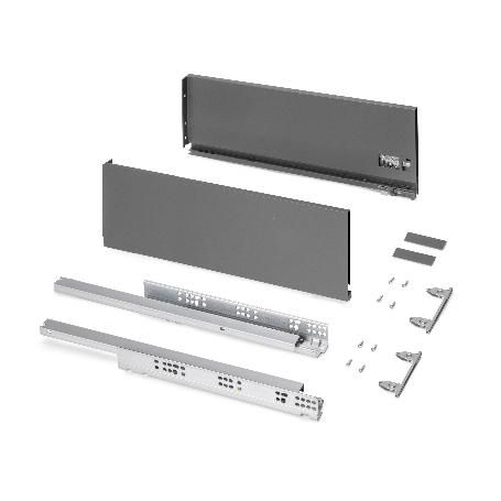 EMUCA CAJÓN EXTERIOR PROTONE 30KG CON GUÍAS DE EXTRACCIÓN TOTAL Y CIERRE SUAVE, ALTURA 178MM, PROFUNDIDAD 500MM, AC