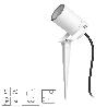 FOCO JARDIN CON PINCHO BLANCO GU10 IP65