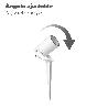 FOCO JARDIN CON PINCHO BLANCO GU10 IP65