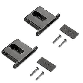 CONTENEDOR EMBUTIDO BISAGRA CONECTA ACABADO TITANIO SOLAPE 12.5 - 16.5MM