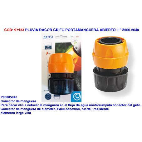 PLUVIA-GF CONECTOR RACORD RAPIDO GRIFO MANGUERA 1 5040-100-010-