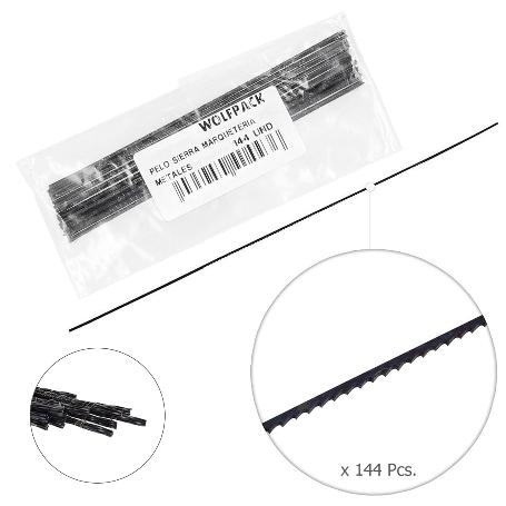 PELO SIERRA MARQUETERIA METAL  6-13 (ESTUCHE 144 PZAS.)