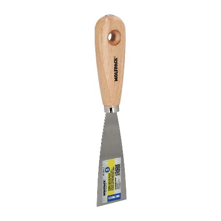 ESPATULA MANGO MADERA HOJA ACERO 40 MM. ESPATULA YESO, ESPATULA PINTOR, ESPATULA MASILLAS, ESPATULA PLADUR, ETC.