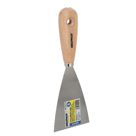 ESPATULA MANGO MADERA HOJA ACERO 80 MM. ESPATULA YESO, ESPATULA PINTOR, ESPATULA MASILLAS, ESPATULA PLADUR, ETC.