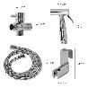 DUCHA BIDET WC CON VÁLVULA CERÁMICA H 1/2  M 1/2 M 1/2