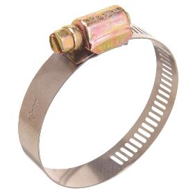 ABRAZADERA SIN FIN ACERO INOXIDABLE ANCHO 12 MM. -  Ø 32 / 50 MM.  ABRAZADERA METALICA DE TORNILLO, ABRAZADERA SIN 