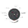 MANGUERA  EXTENSIBLE ESPIRAL AUTOENROSCABLE PARA RIEGO JARDIN 15 METROSCON PISTOLA Y CONECTORES