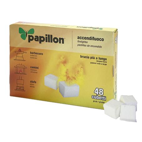PASTILLAS ENCENDIDO FUEGO PAPILLON 48 PIEZAS. ENCENDIDO BARBACOA, ENCENDIDO CHIMENEAS, ENCENDIDO HOGERAS