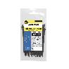 BRIDA NYLON 100%. COLOR NEGRO 3,5 X 140 MM. BOLSA 100 UNIDADES. ABRAZADERA PLASTICO, ORGANIZADOR CABLES, ALTA RESIS