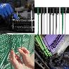 BRIDA NYLON 100%. COLOR NEGRO 4,5 X 360 MM. BOLSA 100 UNIDADES. ABRAZADERA PLASTICO, ORGANIZADOR CABLES, ALTA RESIS