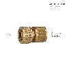 CONECTOR MANGUERA CON FUNCIÓN STOP FABRICADO EN LATON  1/2 HEMBRA, ADAPTADOR GRIFO, CONECTOR GRIFO A CONECTOR RAPID
