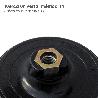 PLATO AMOLADORA NYLON CON VELCRO Ø 178 MM. ANCLAJE ROSCA M14