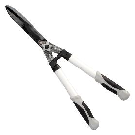 TIJERAS PODAR SETOS 2 MANOS ALUMINIO 63 CM. HOJAS ACERO ANTIADHERENTE, MANGO TPR, AJUSTE CORTE