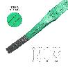 ESLINGA PLANA DOBLE BANDA 2.000 KG. FACTOR SEGURIDAD 7:1, LONGITUD: 2 METROS ANCHO 6 CM. 100% POLIESTER. COLOR VERD