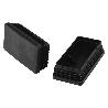 CONTERA PLÁSTICO RECTANGULAR INTERIOR. COLOR NEGRO 100X50 MM BOLSA 25 UNIDADES.