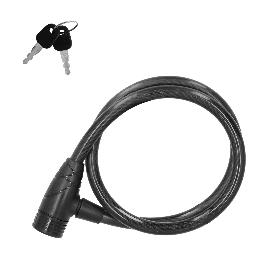 CABLE BICICLETA CON LLAVE 12 MM. X 80 CM.