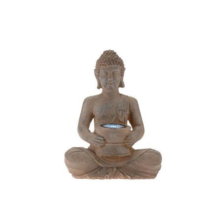 BUDA LUZ SOLAR 22X31 CM PLATA